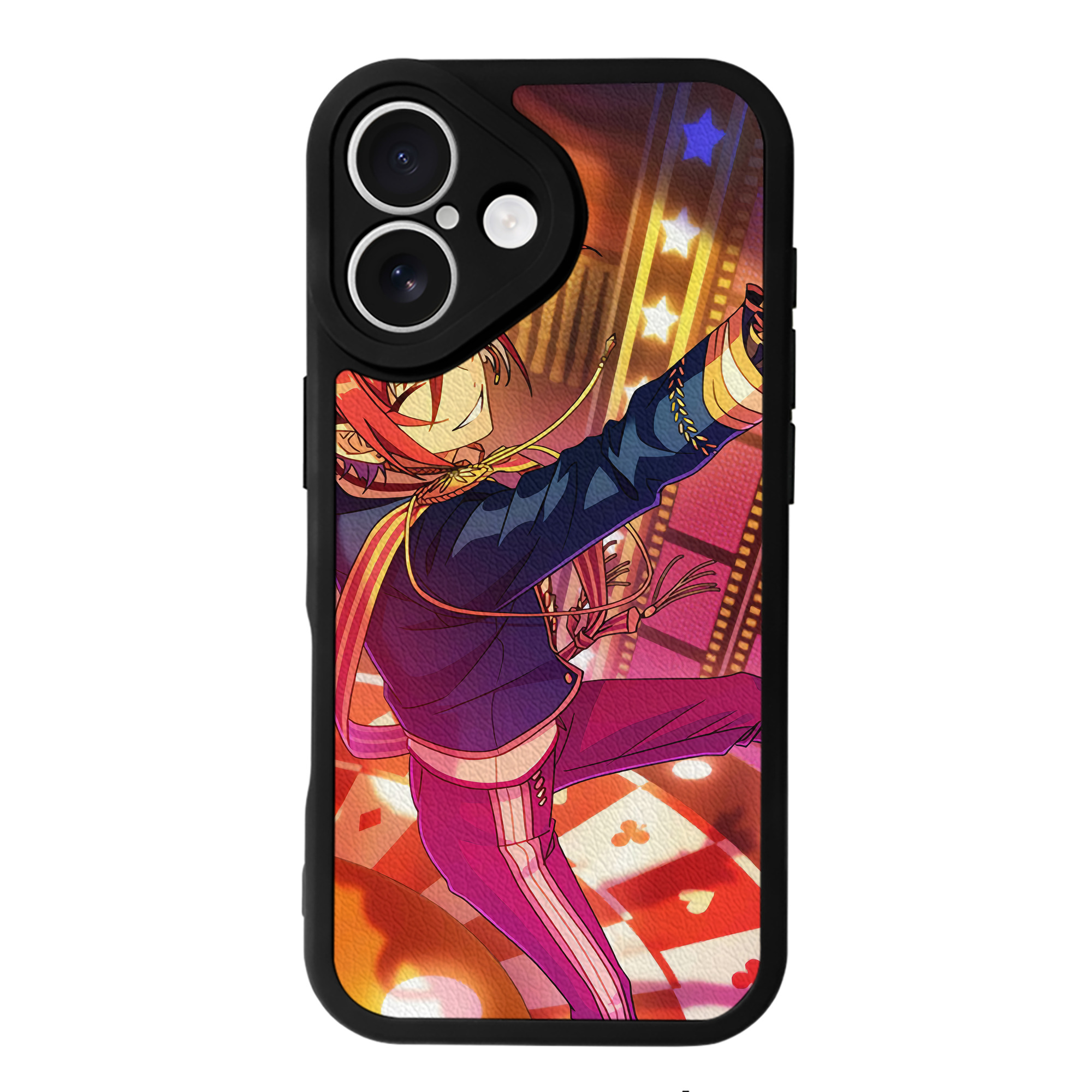 （画像用） あんさんぶるスターズ! Ensemble Stars 【iPhone 16シリーズ対応】シリコンスマホケース（レザー調） 材質：シリコン